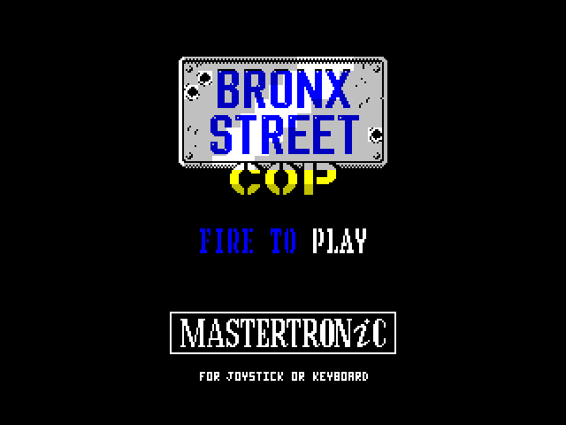 Bronx Street Cop abandonware