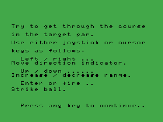 Crazy Golf abandonware